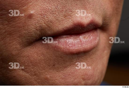 Face Mouth Skin Man Asian Chubby Wrinkles Studio photo references