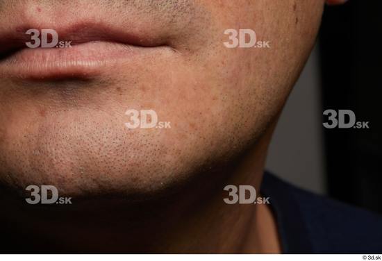 Face Mouth Skin Man White Slim Studio photo references