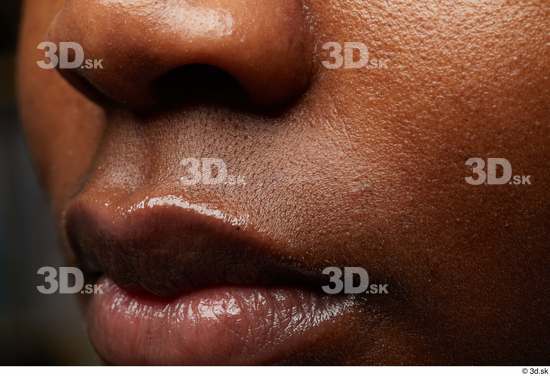 Face Mouth Nose Skin Woman Black Slim Studio photo references