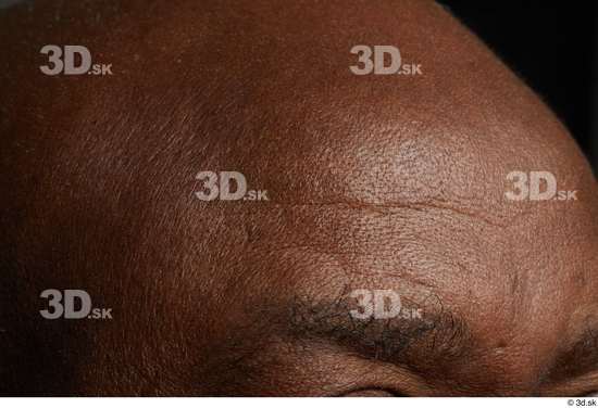 Face Skin Man Black Slim Wrinkles Studio photo references