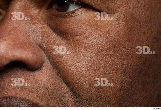 Eye Face Nose Cheek Skin Man Black Slim Wrinkles Studio photo references