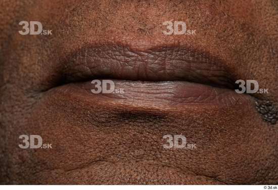 Face Mouth Skin Man Black Slim Wrinkles Studio photo references