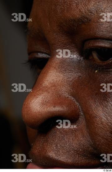 Face Nose Skin Woman Black Chubby Wrinkles Studio photo references