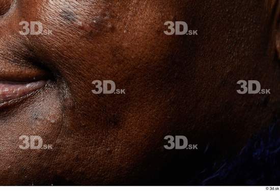 Face Cheek Skin Woman Black Chubby Wrinkles Studio photo references