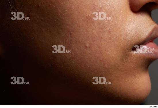 Face Mouth Cheek Skin Woman Slim Studio photo references