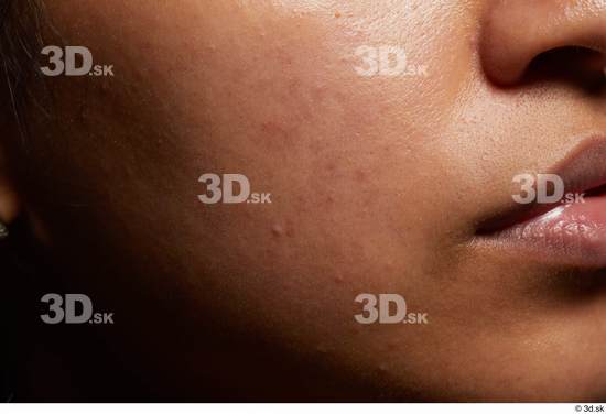 Face Mouth Cheek Skin Woman Slim Studio photo references