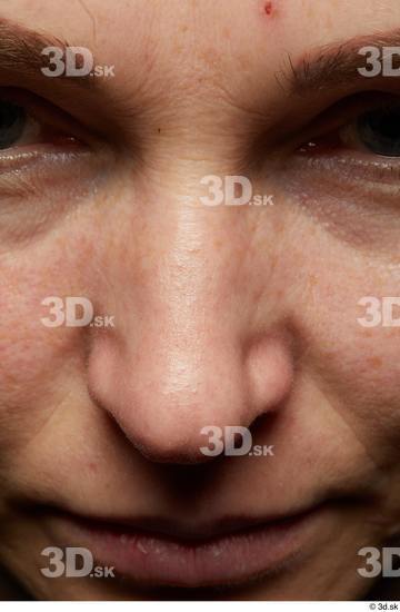 Face Nose Skin Woman White Slim Wrinkles Studio photo references