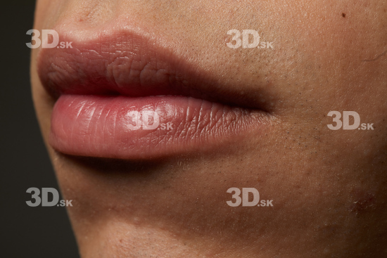 Face Mouth Skin Man Slim Studio photo references