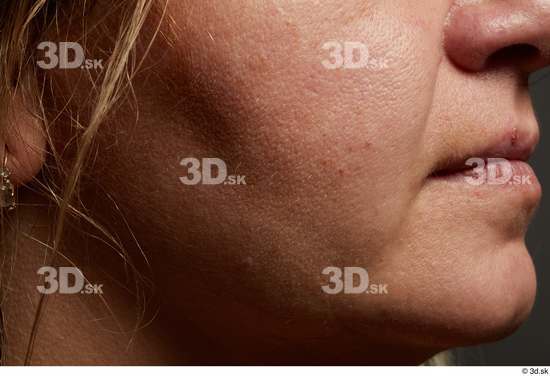 Face Mouth Nose Cheek Skin Woman White Chubby Wrinkles Studio photo references