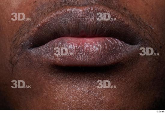 Face Mouth Skin Man Black Slim Studio photo references