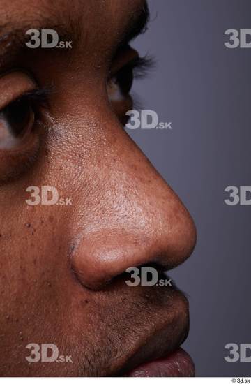 Face Nose Skin Man Black Slim Studio photo references