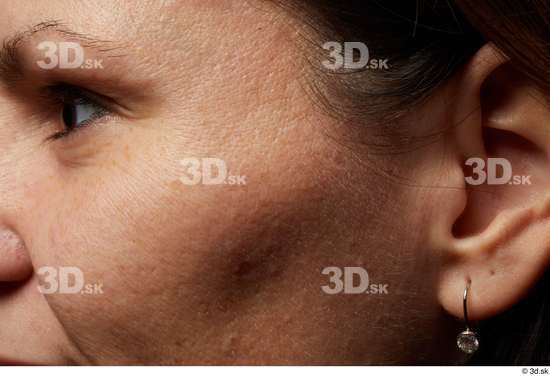 Eye Face Cheek Ear Hair Skin Woman White Slim Studio photo references