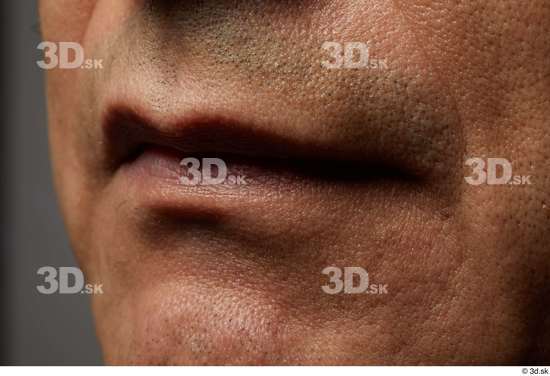 Face Mouth Skin Man Slim Studio photo references