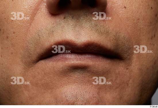 Face Mouth Skin Man Slim Studio photo references