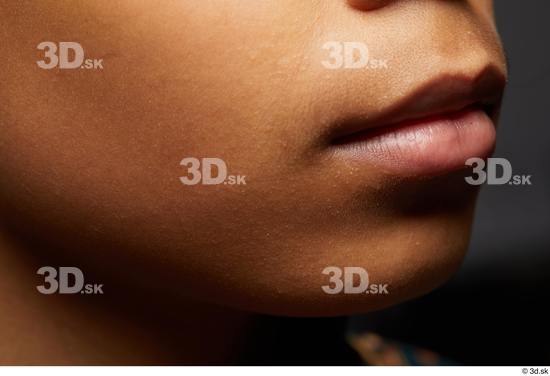 Face Mouth Cheek Skin Man Black Slim Studio photo references