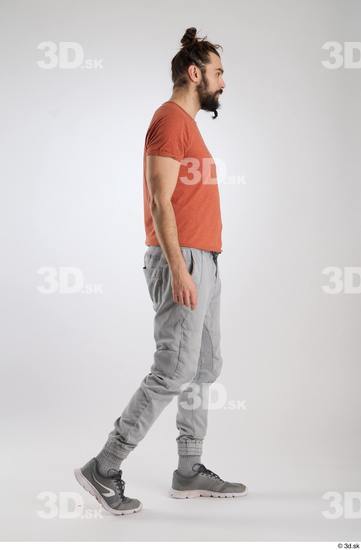 Man White Slim Male Studio Poses