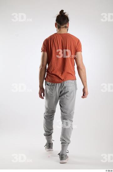 Man White Slim Male Studio Poses