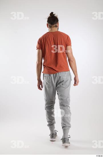 Man White Slim Male Studio Poses