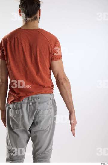 Man White Slim Male Studio Poses