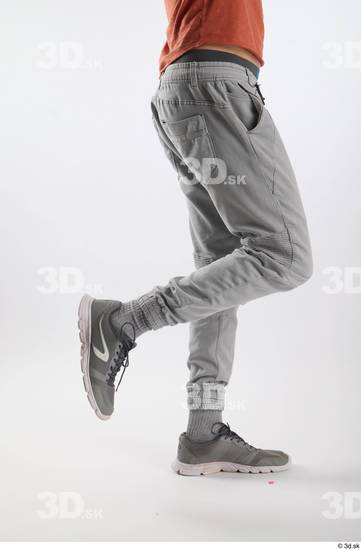 Man White Slim Male Studio Poses