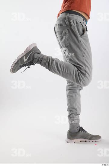 Man White Slim Male Studio Poses