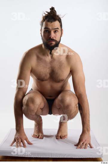 Man White Slim Male Studio Poses