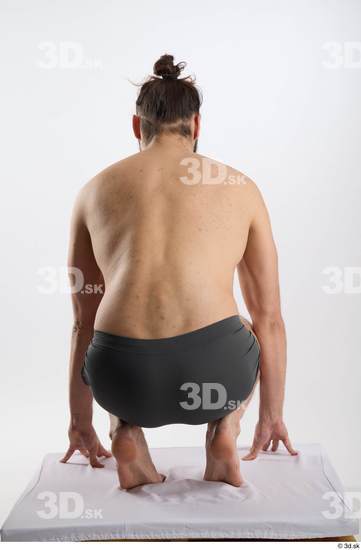 Man White Slim Male Studio Poses