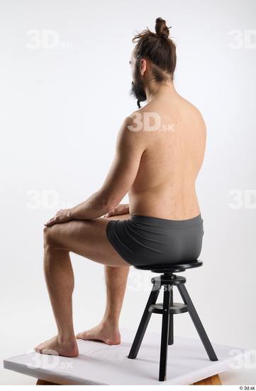 Man White Slim Male Studio Poses