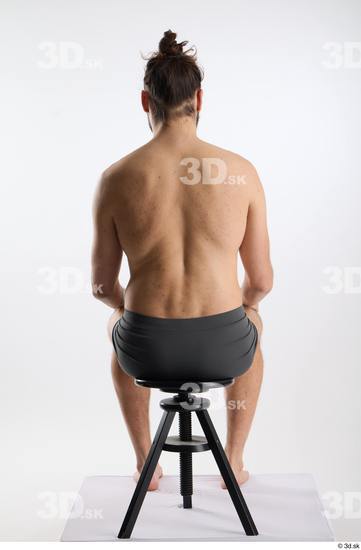 Man White Slim Male Studio Poses