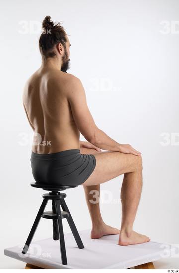 Man White Slim Male Studio Poses