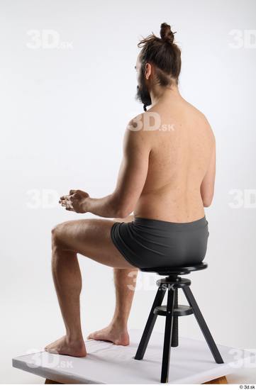 Man White Slim Male Studio Poses