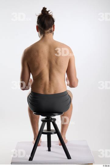 Man White Slim Male Studio Poses