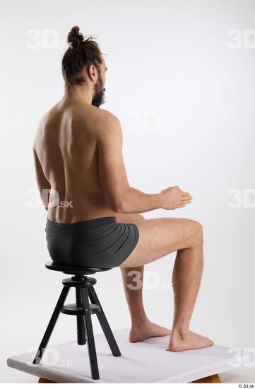 Man White Slim Male Studio Poses