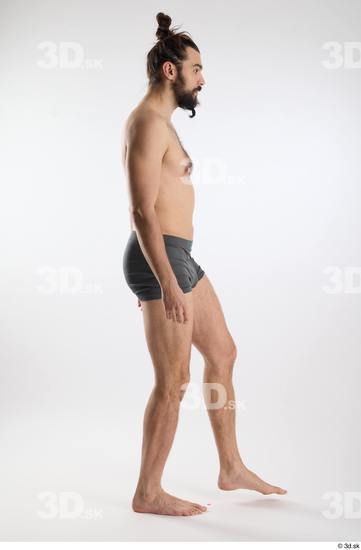 Man White Slim Male Studio Poses