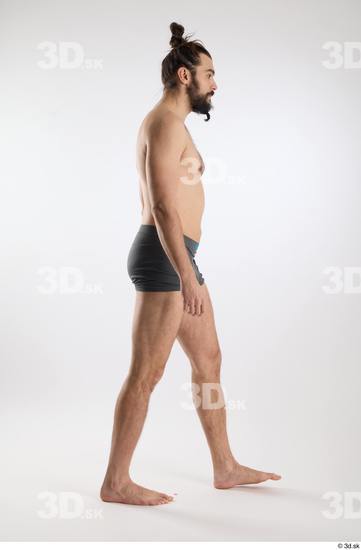 Man White Slim Male Studio Poses