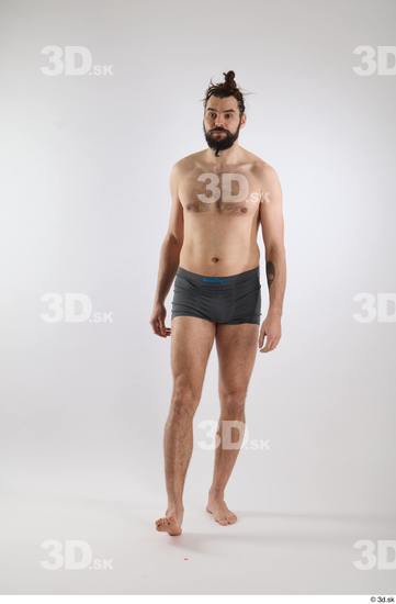 Man White Slim Male Studio Poses