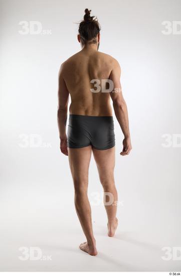 Man White Slim Male Studio Poses