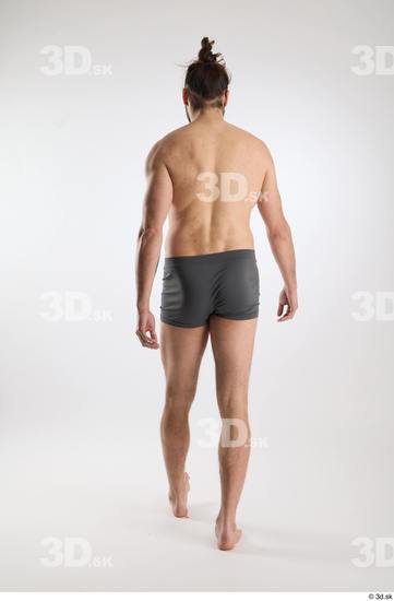 Man White Slim Male Studio Poses