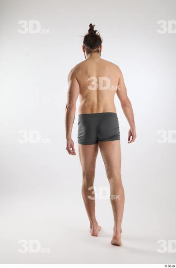 Man White Slim Male Studio Poses