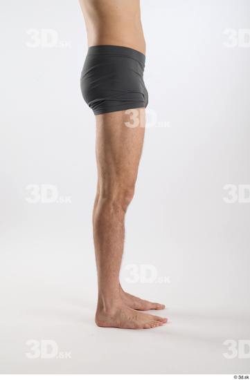 Man White Slim Male Studio Poses