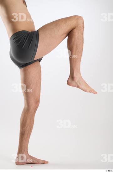 Man White Slim Male Studio Poses