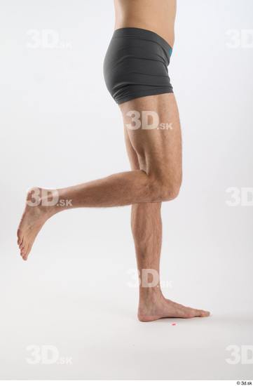 Man White Slim Male Studio Poses