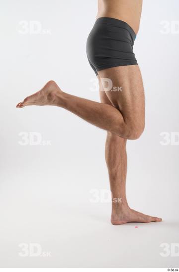 Man White Slim Male Studio Poses