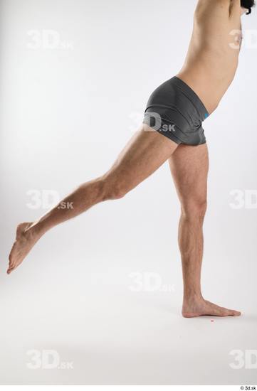 Man White Slim Male Studio Poses