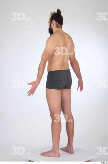 Man White Slim Male Studio Poses