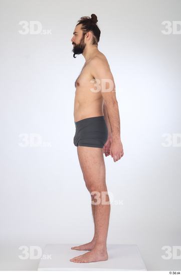 Man White Slim Male Studio Poses