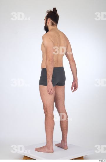 Man White Slim Male Studio Poses