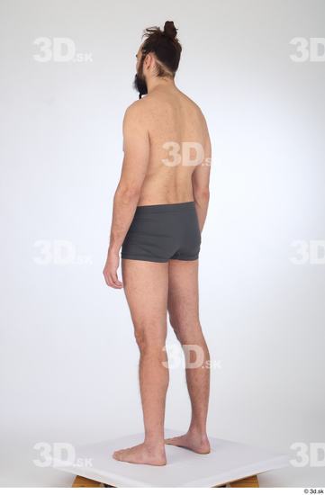 Man White Slim Male Studio Poses