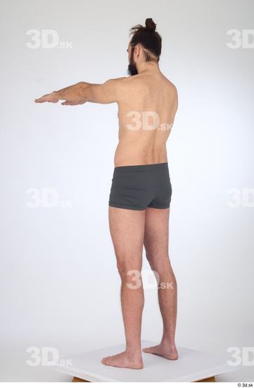 Man White Slim Male Studio Poses