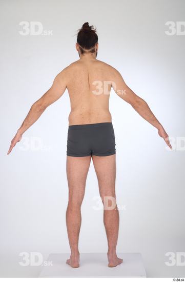 Man White Slim Male Studio Poses